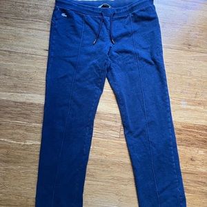Navy Blue Low Waisted Lacoste Sweatpants